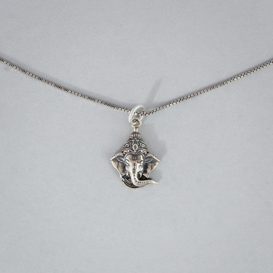Ganesha Sterling Silver Necklace